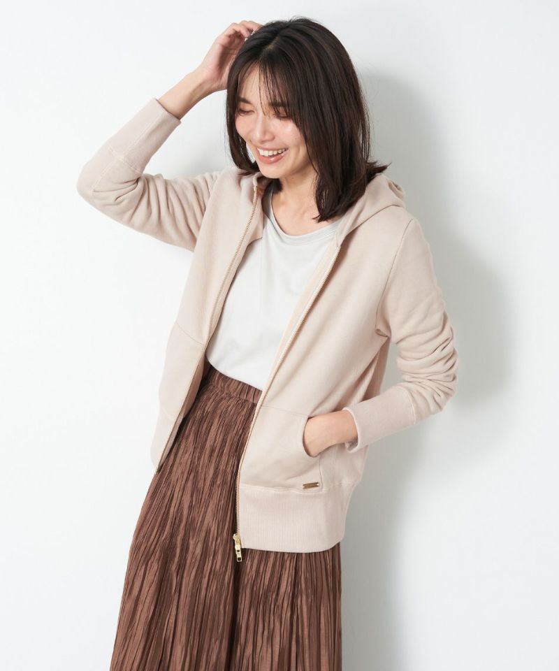 度詰裏毛ZIP UPパーカー/M00E003CU | MICA&DEAL ONLINE STORE