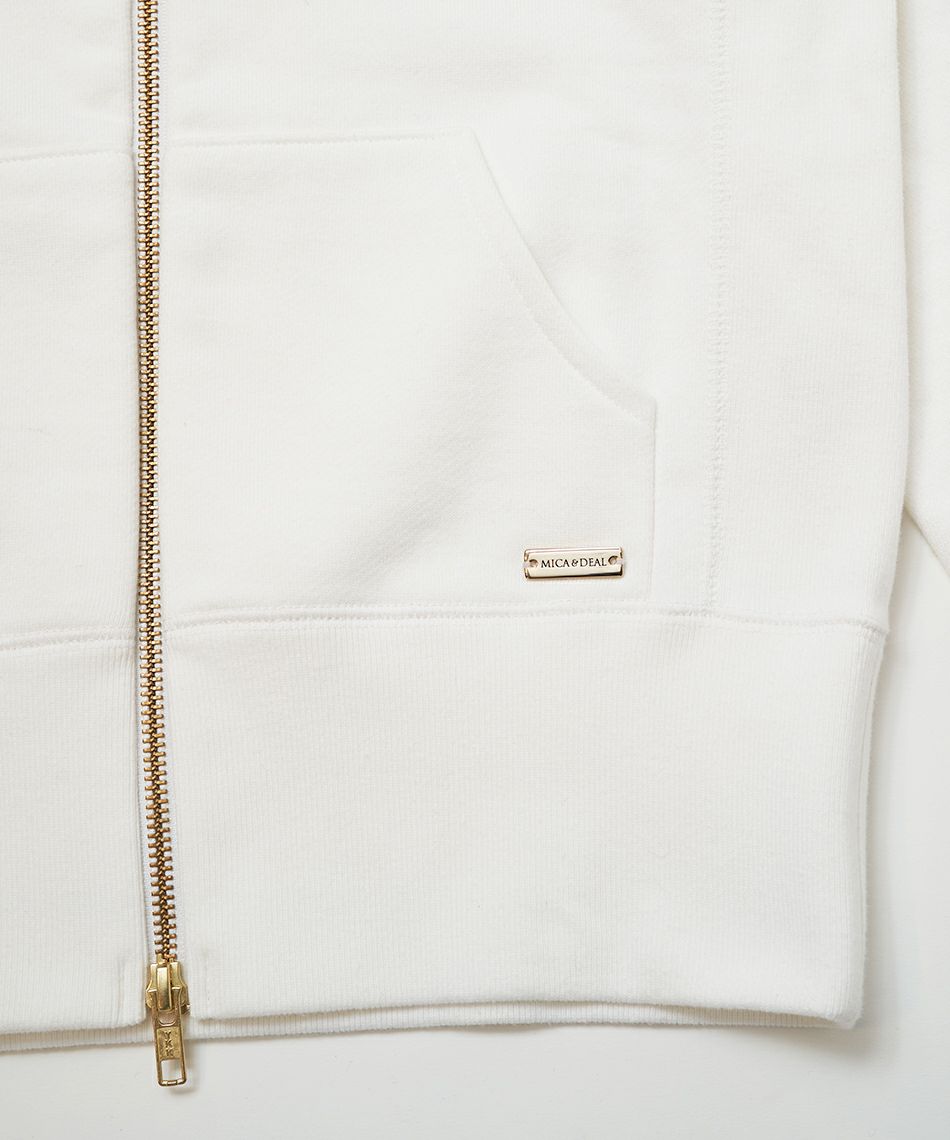 度詰裏毛ZIP UPパーカー/M00E003CU | MICA&DEAL ONLINE STORE