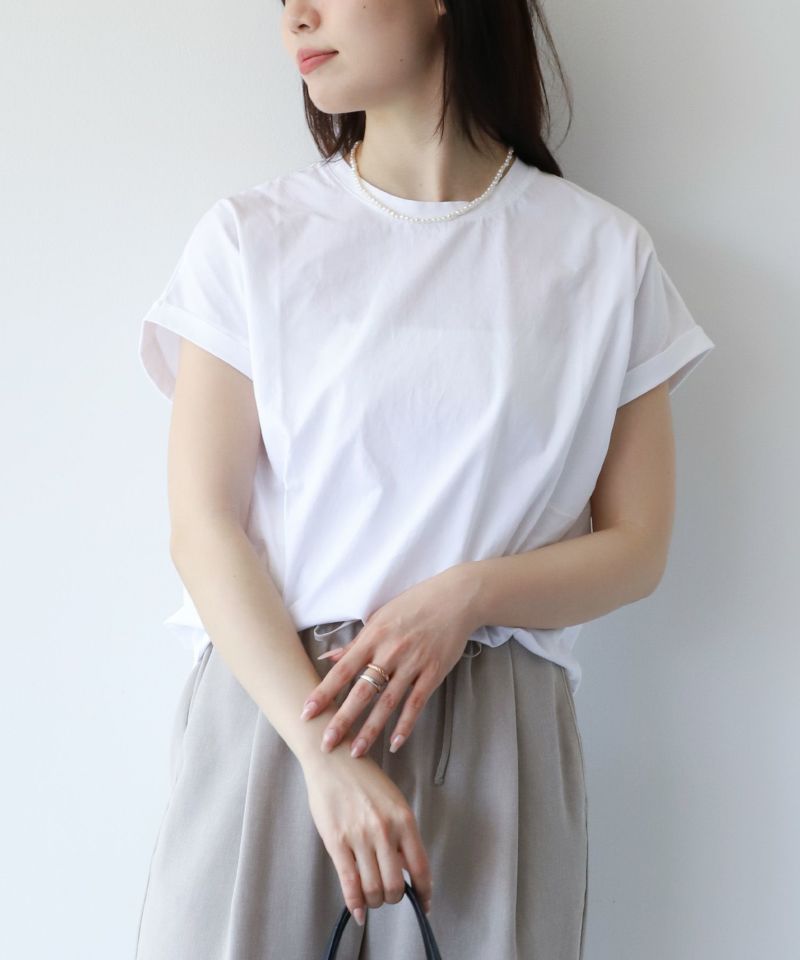 ヘムラウンド T-shirt-Basic color/M00E014CU | MICA&DEAL ONLINE STORE