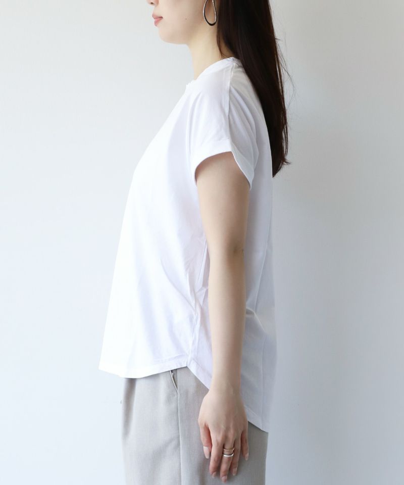 ヘムラウンド T-shirt-Basic color/M00E014CU | MICA&DEAL ONLINE STORE