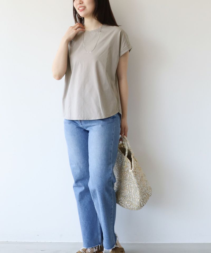 ヘムラウンド T-shirt-Basic color/M00E014CU | MICA&DEAL ONLINE STORE