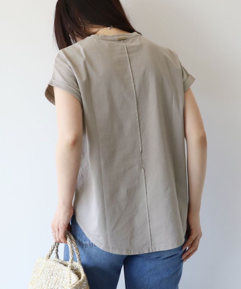 ヘムラウンド T-shirt-Basic color/M00E014CU | MICA&DEAL