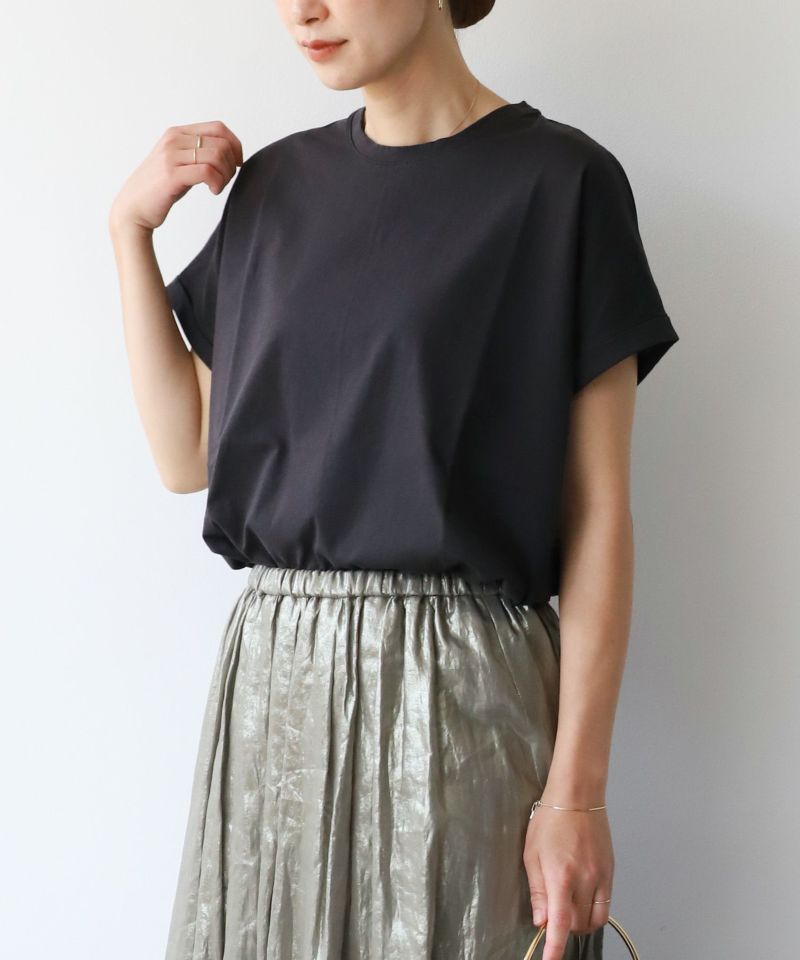 ヘムラウンド T-shirt-Basic color/M00E014CU | MICA&DEAL