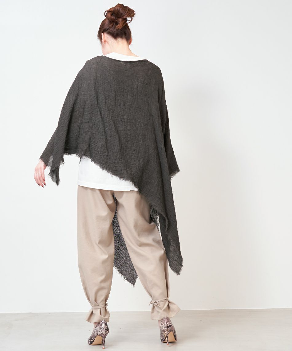 Deuxieme Classe リネンケープ Linen Cape-