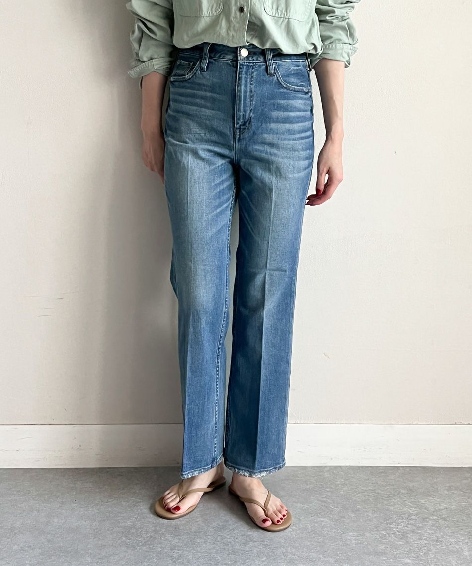 Healthy DENIM】ハイライズフレアデニム-Lotus Denim/0322303004 
