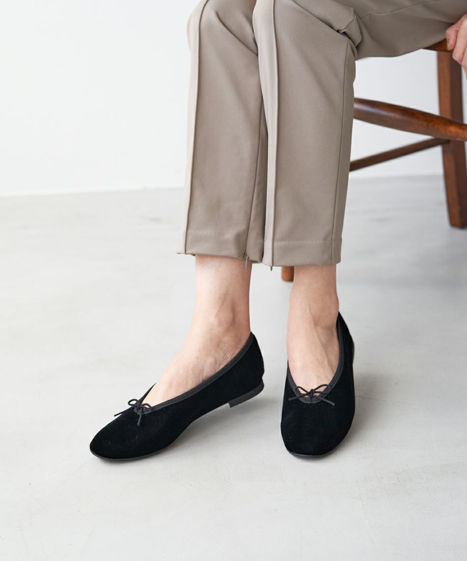 repetto】ベルベットバレリーナシューズ-VELVEG_LILOUH/0322310049 