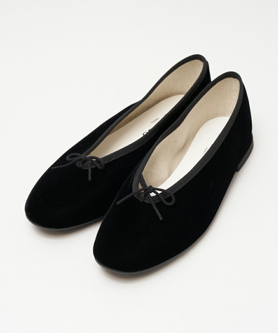 repetto】ベルベットバレリーナシューズ-VELVEG_LILOUH/0322310049 