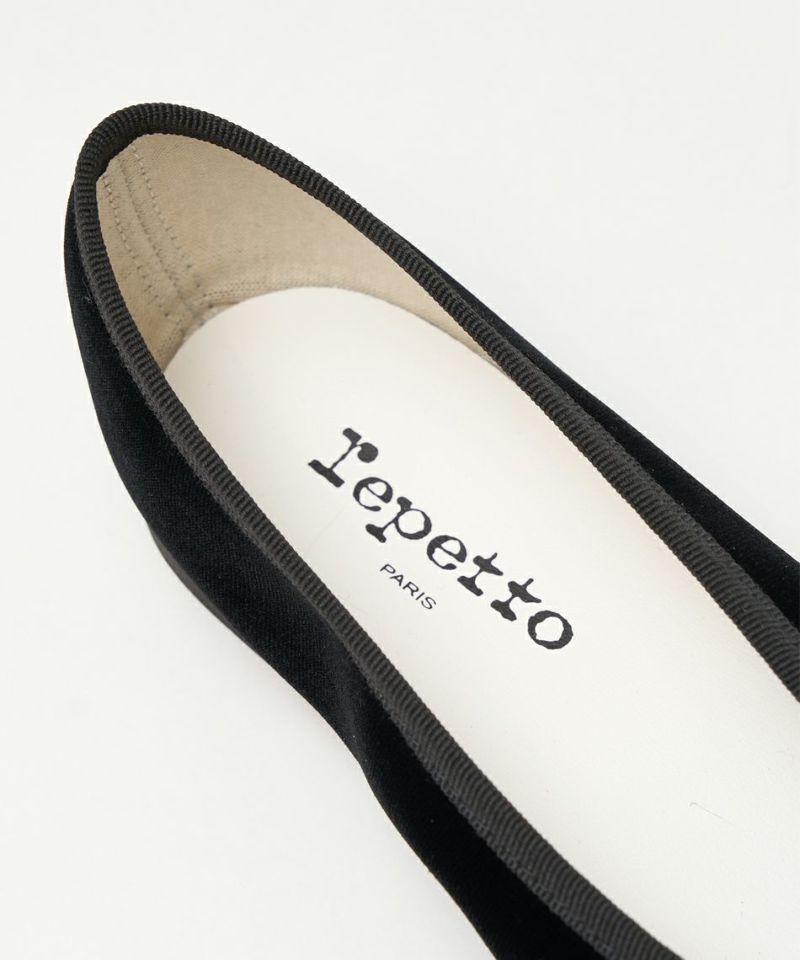 repetto】ベルベットバレリーナシューズ-VELVEG_LILOUH