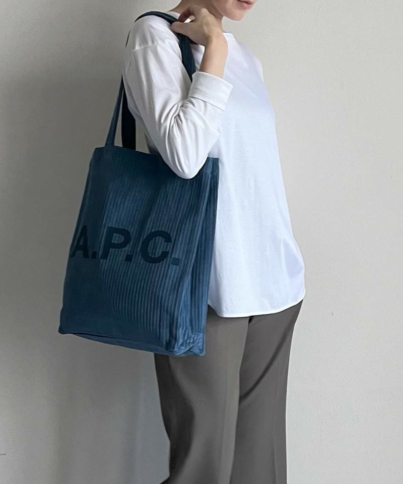 搬入設置サービス付 送料込み A.P.C. トートバッグ コーデュロイ