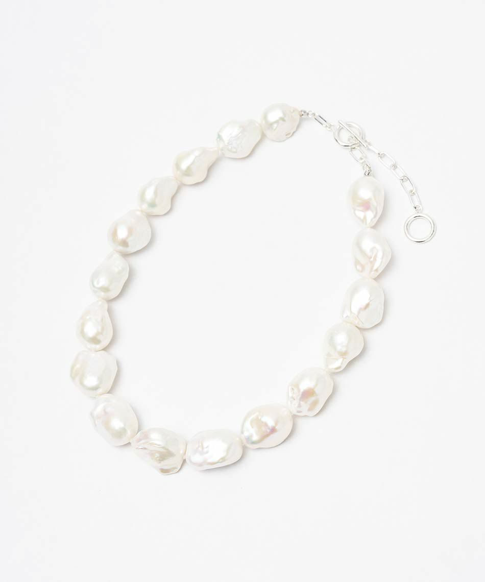 【Makoto Fukuda×marmors】baroque pearl necklace/0223110036