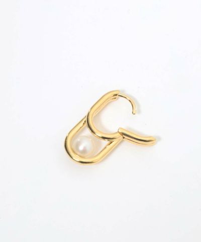 MARIA BLACK OVAL LINK ピアス MARIA BLACK(マリア ブラック)のオーバルリンクピアス（片耳用