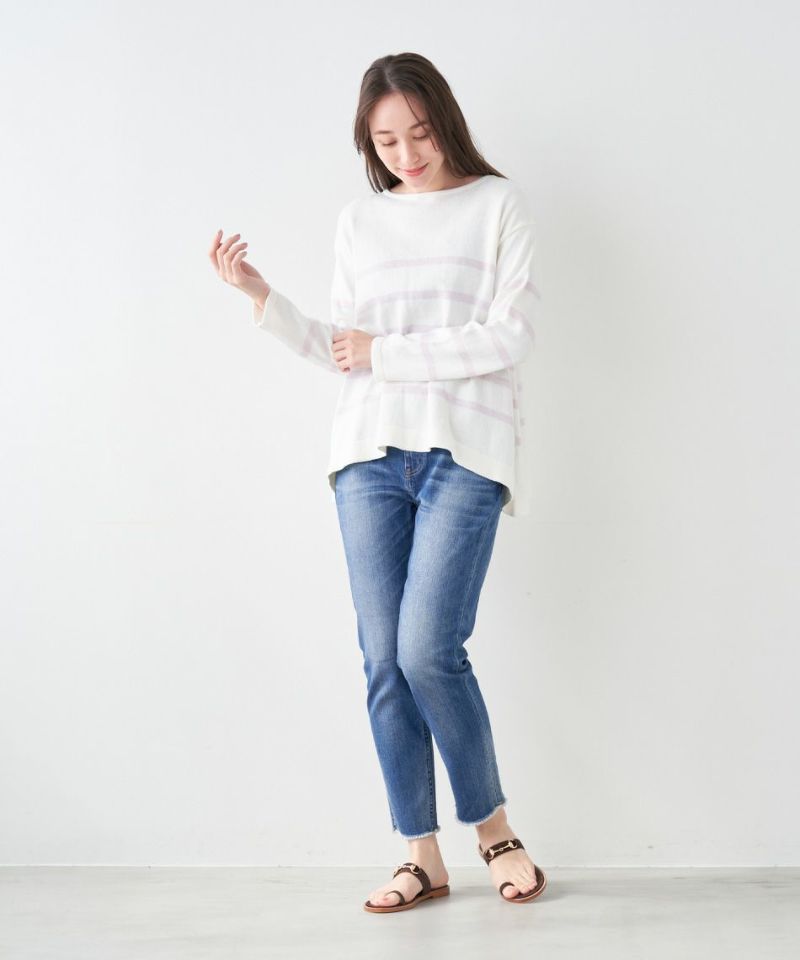 Healthy DENIM】ミッドライズテーパードデニム-H.Salt Midrise