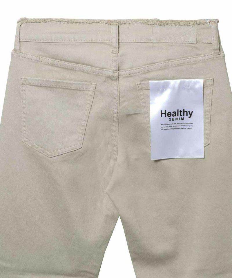期間限定20%off]【Healthy DENIM】ミッドライズテーパードデニム