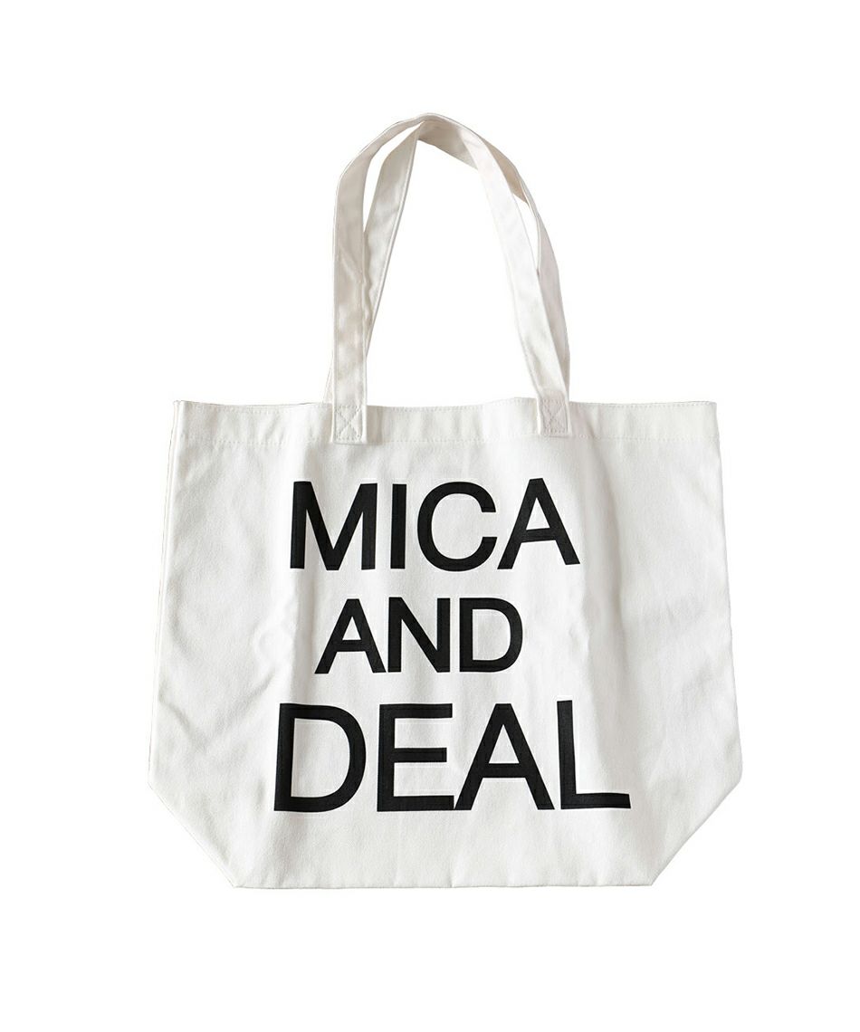 MICA&DEALロゴコットンバッグ/M00E023GD | MICA&DEAL ONLINE STORE