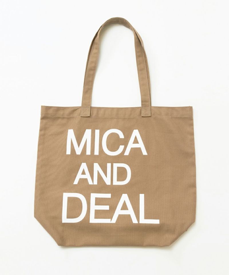 MICA&DEALロゴコットンバッグ/M00E023GD | MICA&DEAL ONLINE STORE