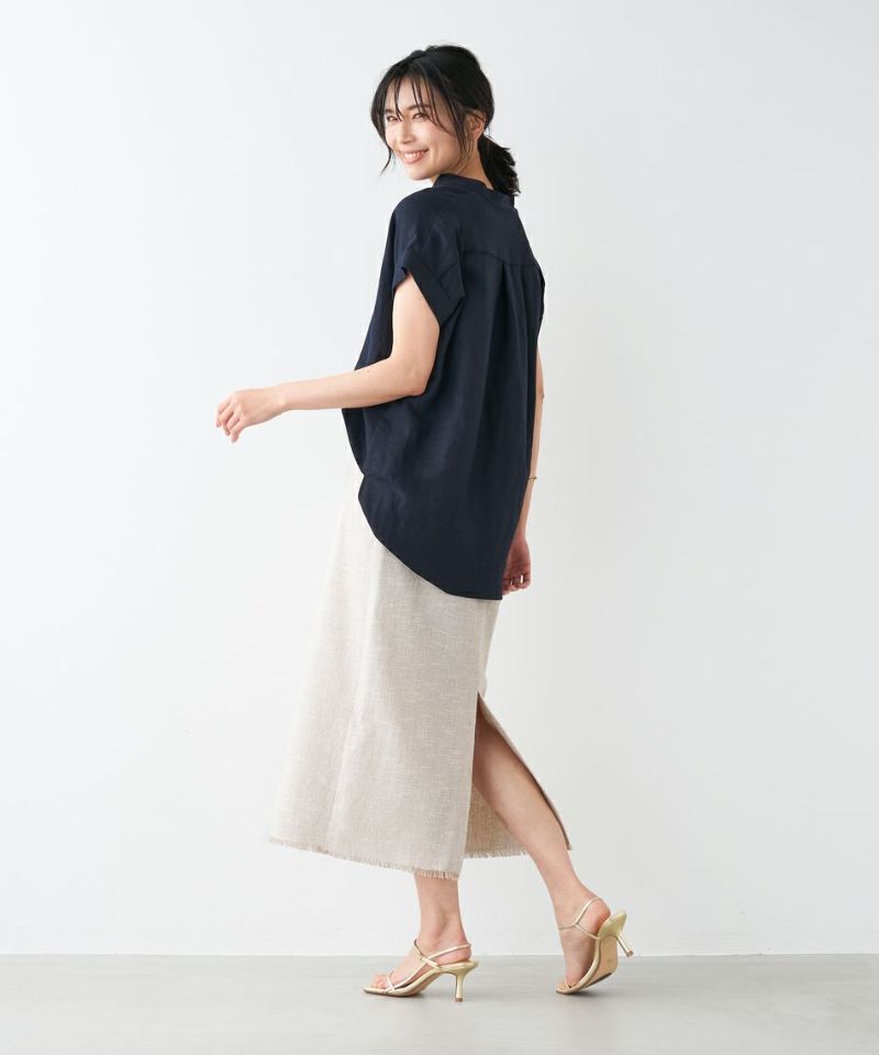 リネンスキッパーブラウス/0123201106 | MICA&DEAL ONLINE STORE