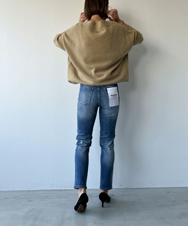 【Healthy denim】別注/ミッドライズテーパードデニム-H.Salt Midrise Tapered/0323303002