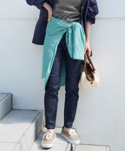 【新品タグ付き】Healthy denim H.Salt ミッドライズテーパード H.Salt ミッドライズテーパードデニムパンツ《Healthy DENIM