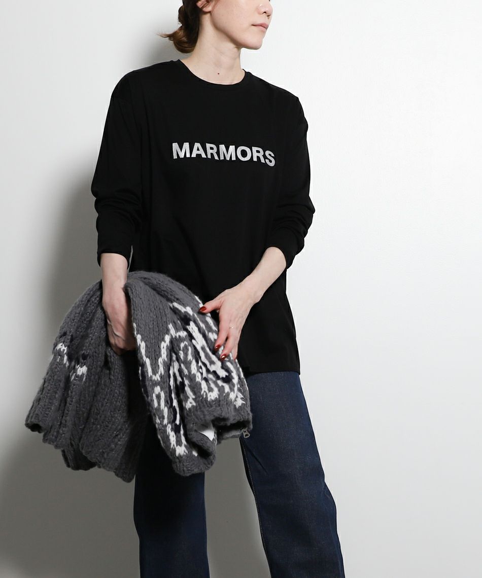 marmors】logo long t-shirt/0223309041 | MICA&DEAL ONLINE STORE