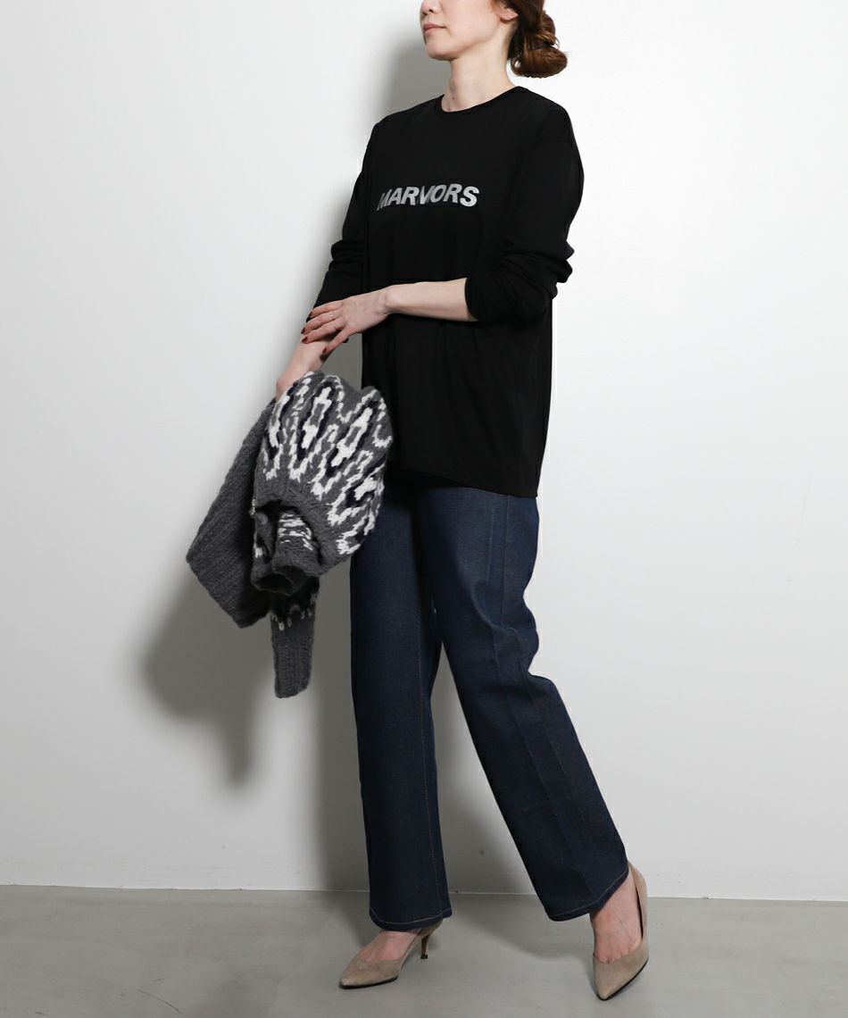 marmors】logo long t-shirt/0223309041 | MICA&DEAL ONLINE STORE