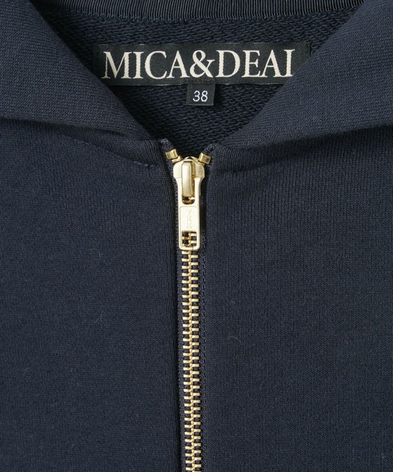 度詰裏毛ZIP UPパーカー-NEW MODEL-/M00E026CU | MICA&DEAL 度詰裏毛ZIP UPパーカー-NEW MODEL-/M00E026CU | MICA&DEAL