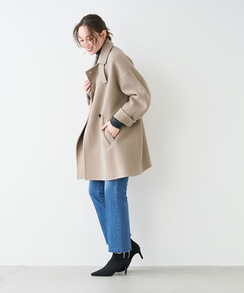 30%off]ウールリバーコート/0123307233 | MICA&DEAL ONLINE STORE