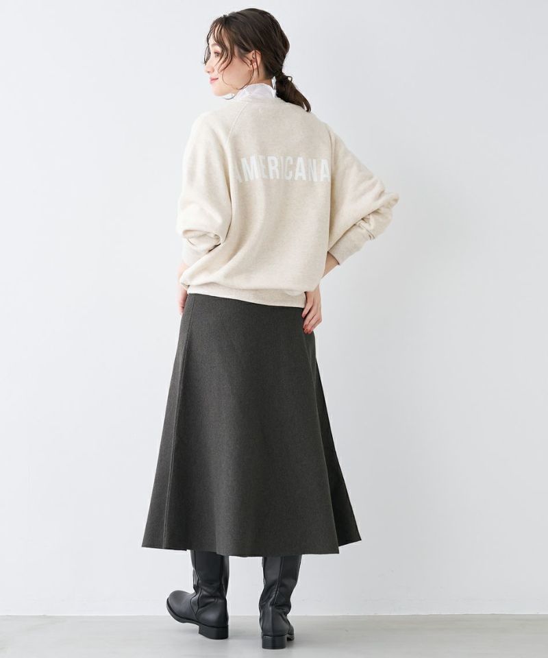 30%off]ハーフミラノニットフレアスカート/0123302186 | MICA&DEAL