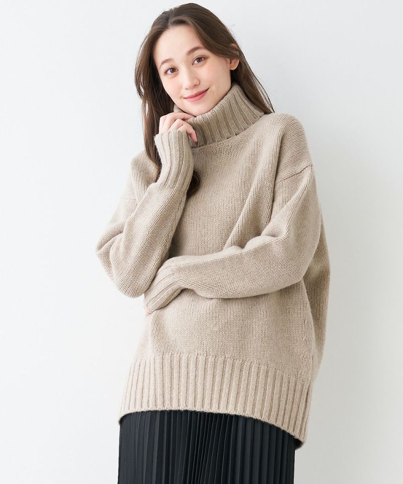 タートルネックニットプルオーバー/0123308195 | MICA&DEAL ONLINE STORE