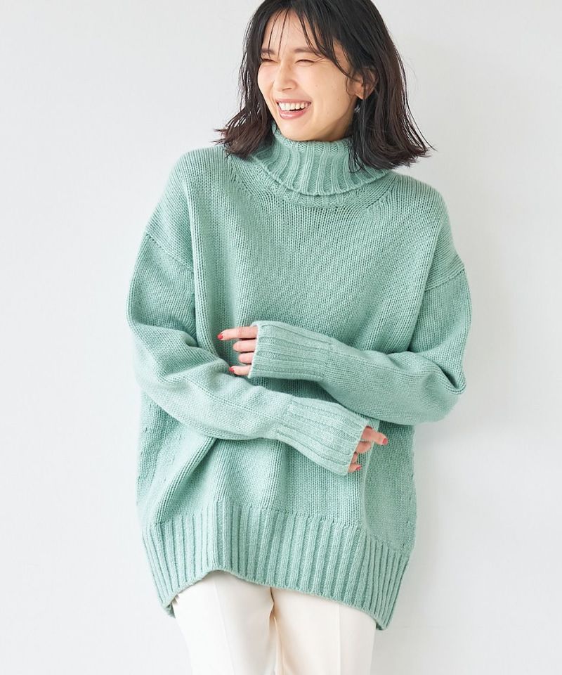 タートルネックニットプルオーバー/0123308195 | MICA&DEAL ONLINE STORE