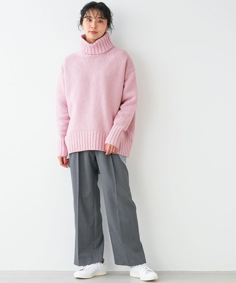 タートルネックニットプルオーバー/0123308195 | MICA&DEAL ONLINE STORE