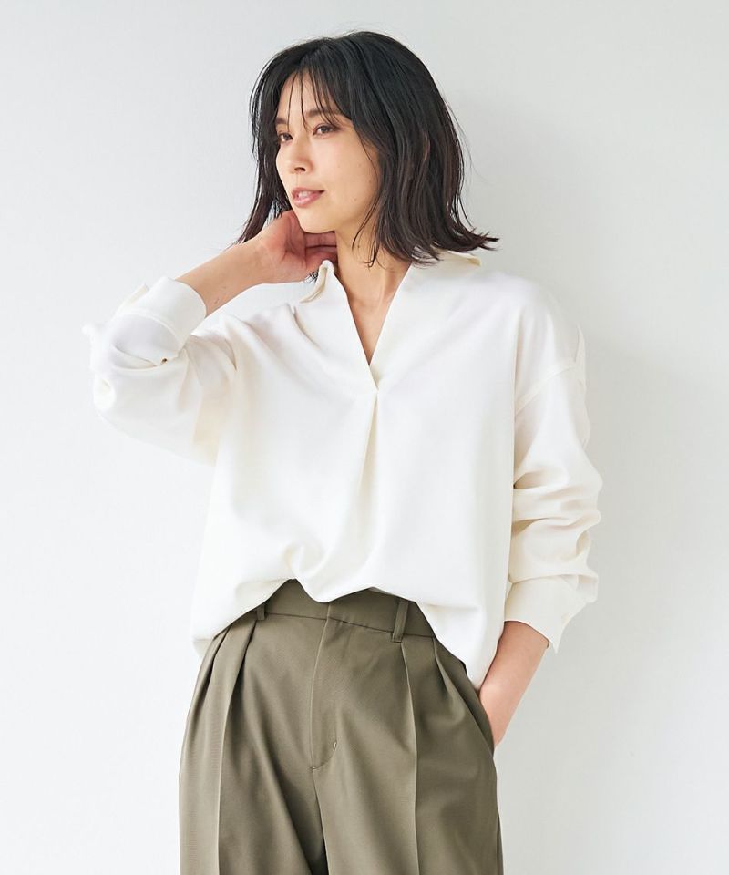 [30%off]スキッパーブラウス/0123301204 | MICA&DEAL ONLINE STORE