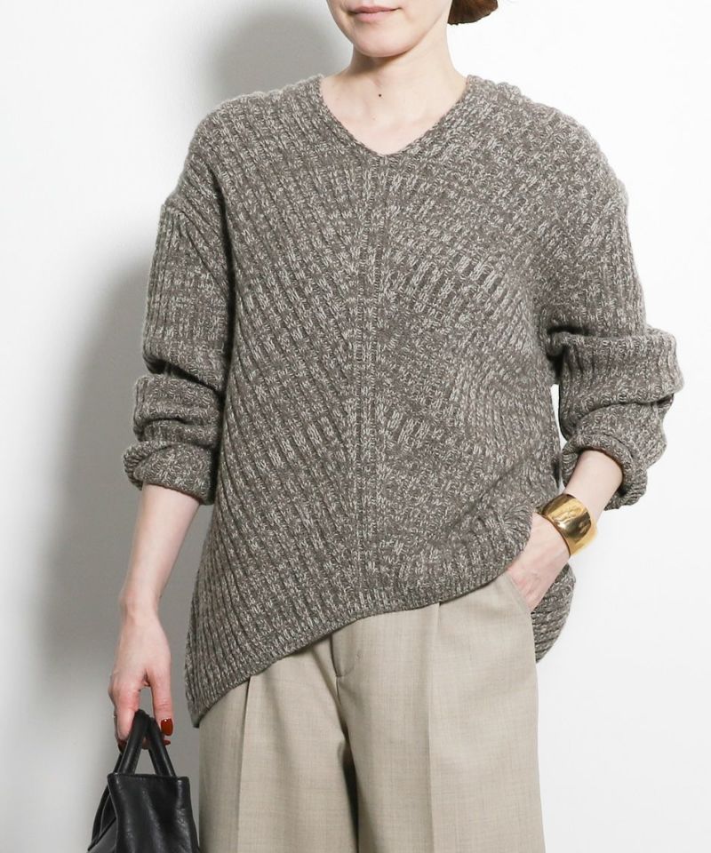 marmors】mix v/n rib knit/0223308061 | MICA&DEAL ONLINE STORE