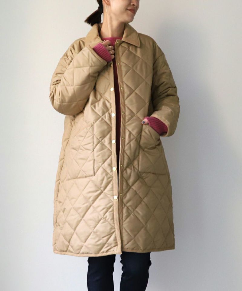 【Traditional Weatherwear 】キルティングウェーバリーAラインコート-LDS WAVERLY TWW/0323307005 |  MICA&DEAL ONLINE STORE