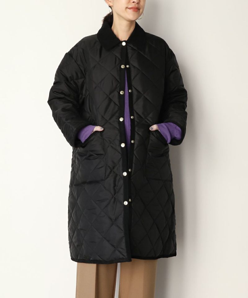 【Traditional Weatherwear 】キルティングウェーバリーAラインコート-LDS WAVERLY TWW/0323307005