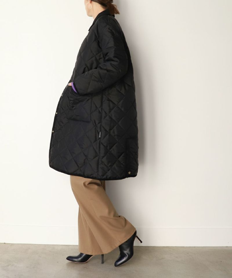 【Traditional Weatherwear 】キルティングウェーバリーAラインコート-LDS WAVERLY TWW/0323307005