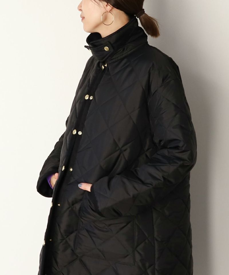 【Traditional Weatherwear 】キルティングウェーバリーAラインコート-LDS WAVERLY TWW/0323307005