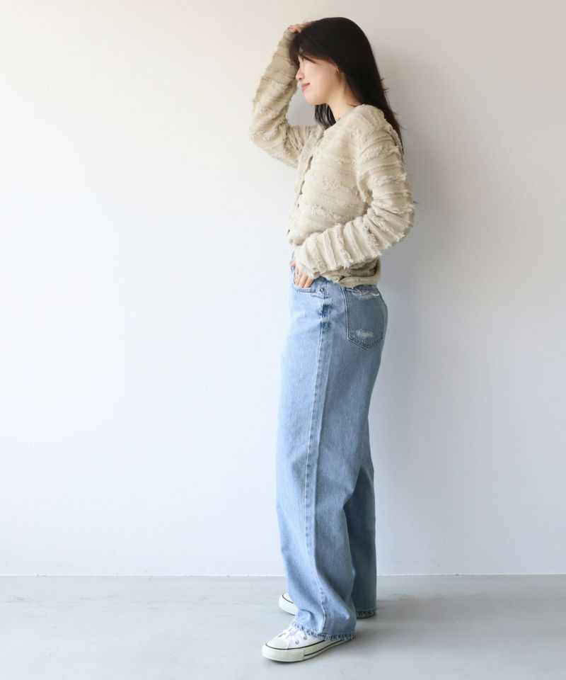 美品】REDCARD Dixie ディキシー カットオフデニムパンツ
