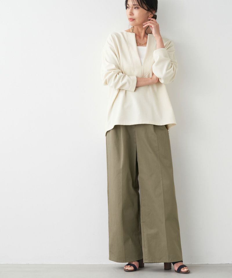 50%off]チノワイドパンツ/0124103037 | MICA&DEAL ONLINE STORE