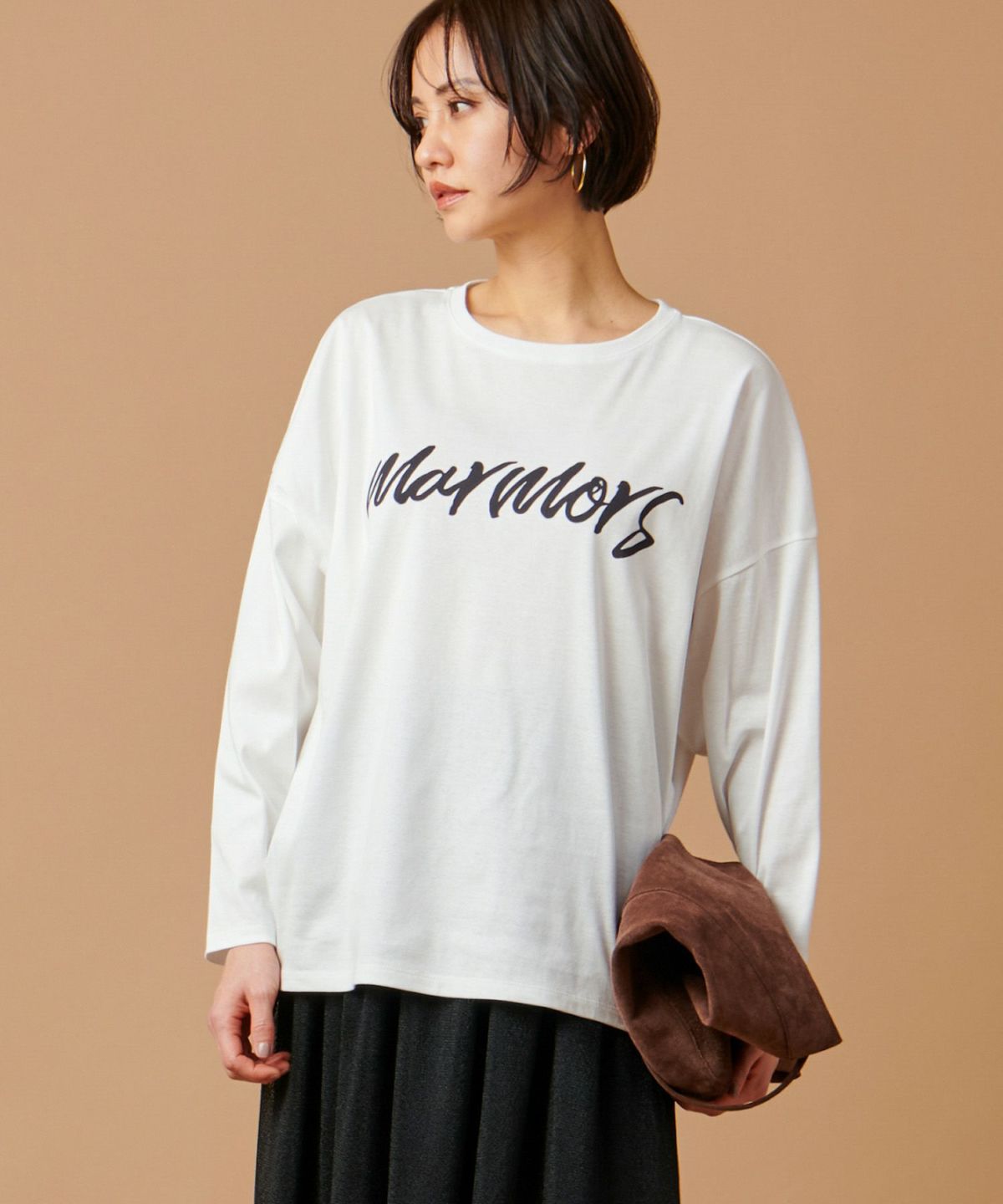 【marmors】long t-shirt/0224109007