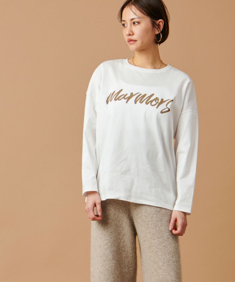 【marmors】long t-shirt/0224109007