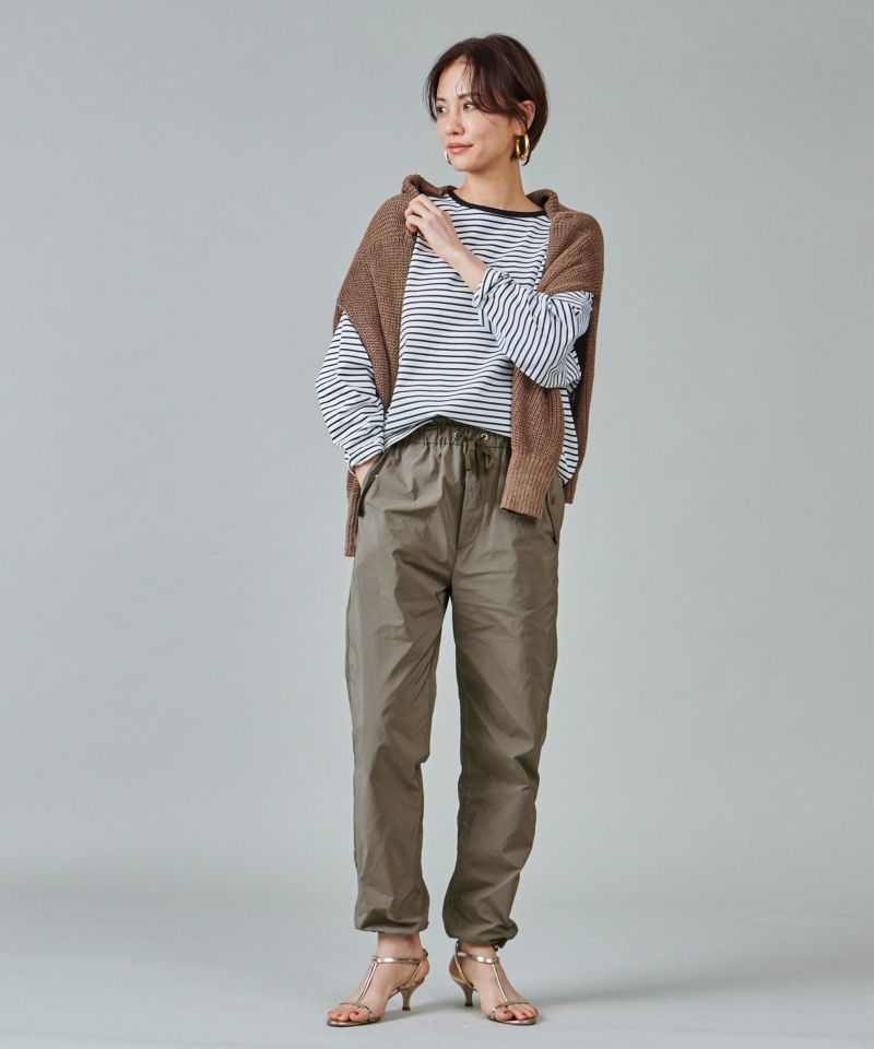 marmors】border long t-shirt/0224109008 | MICA&DEAL ONLINE STORE