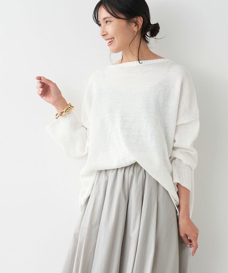 ボートネックルーズニットプルオーバー/0124108019 | MICA&DEAL ONLINE ...