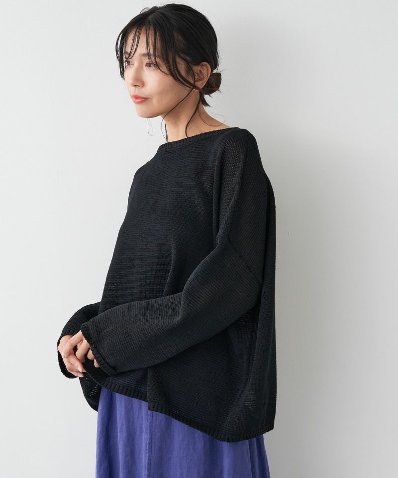 ボートネックルーズニットプルオーバー/0124108019 | MICA&DEAL ONLINE ...