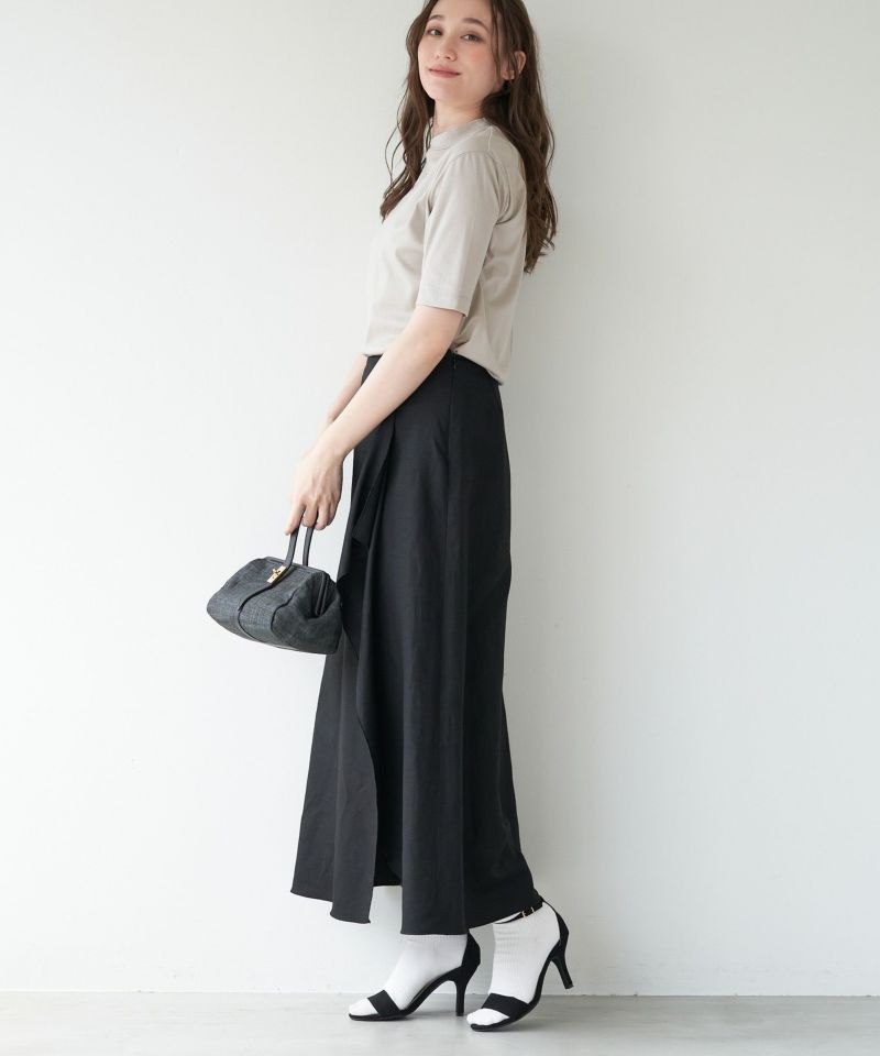 ラップライクロングスカート/0124102044 | MICA&DEAL ONLINE STORE