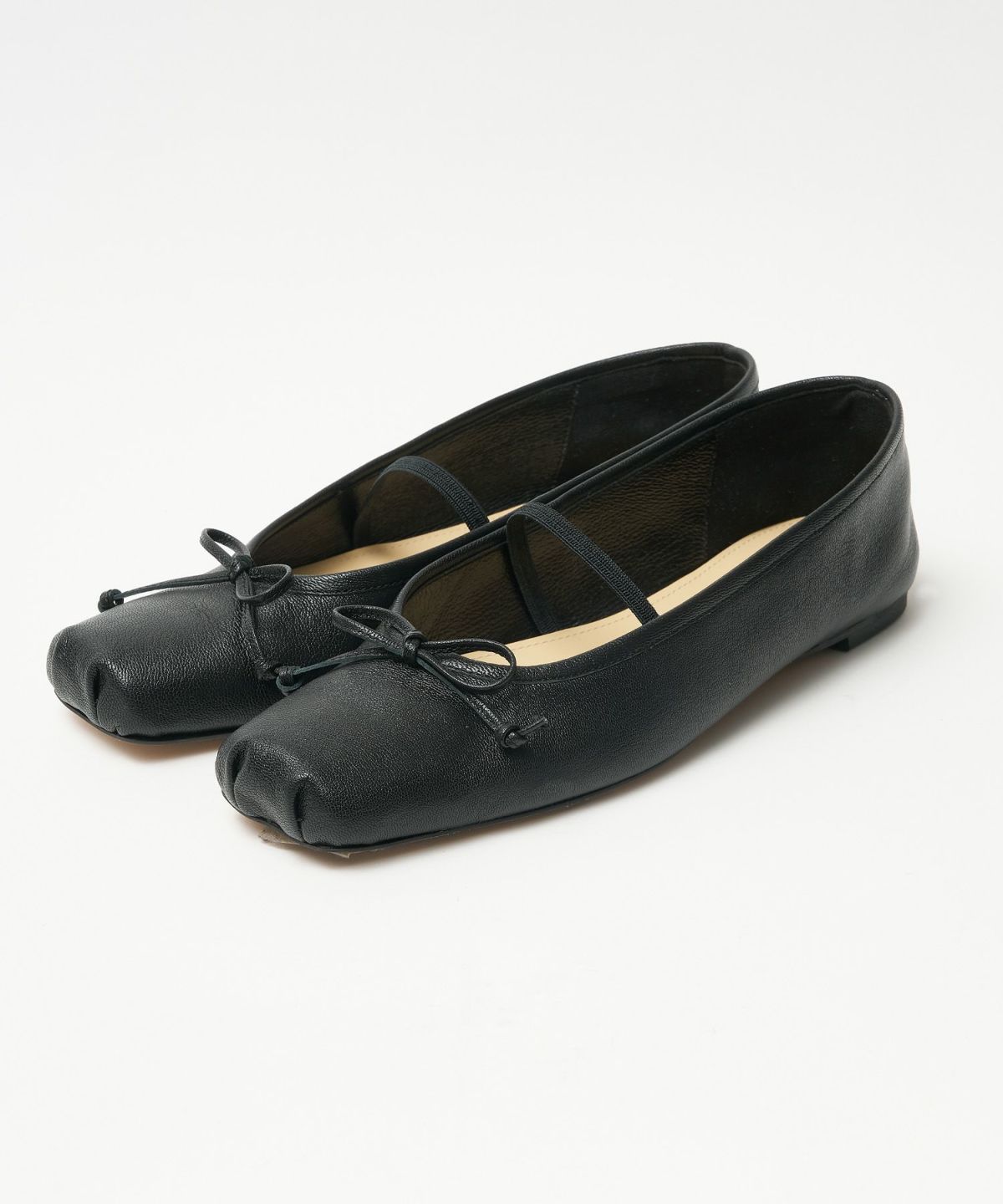 HEWN】メタリックバレエシューズ-Sq metallic ballet flats/0324110020