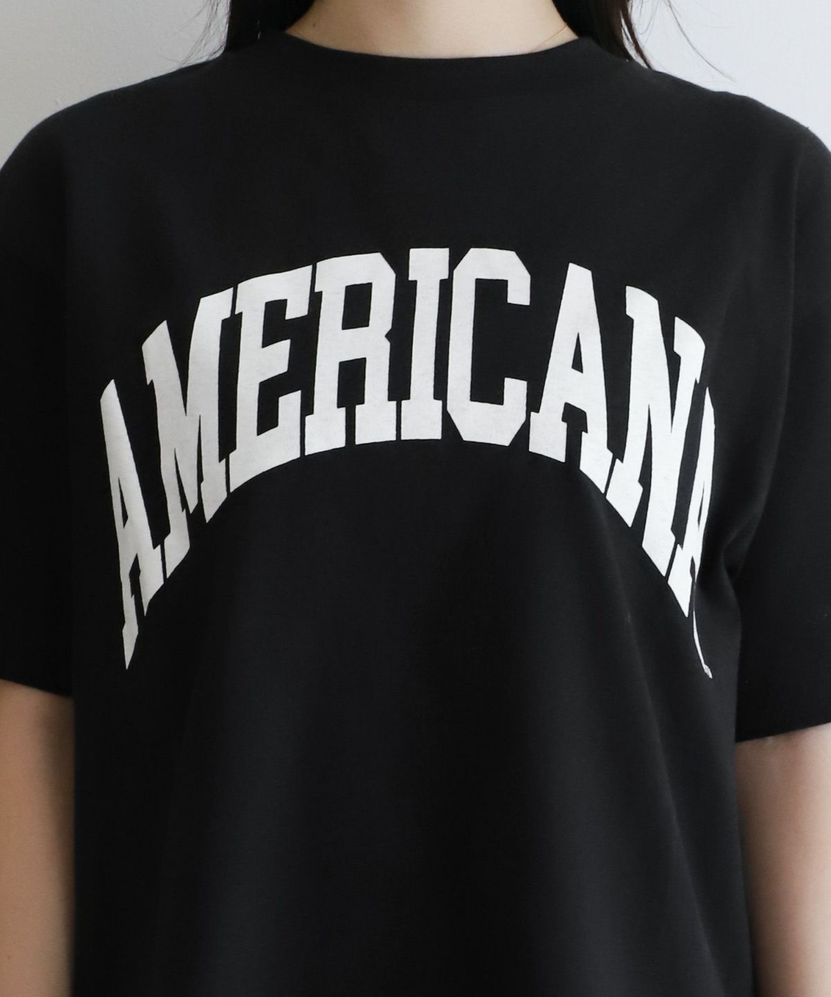 AMERICANA】別注-ロゴプリントT-shirt/0324109034 | MICA&DEAL ONLINE