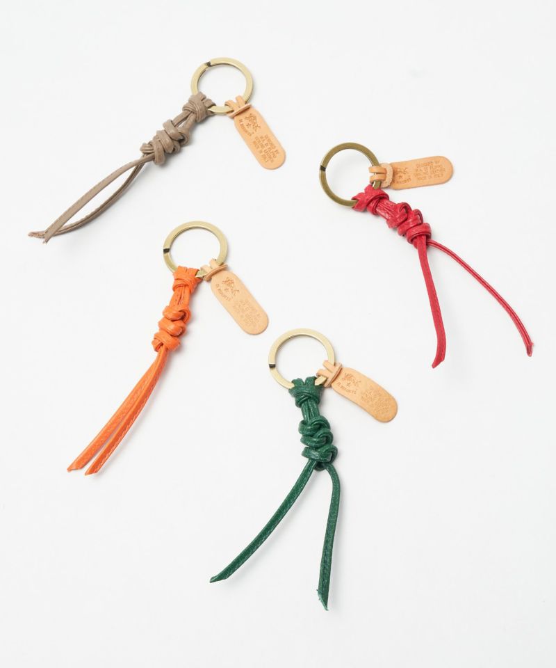 IL BISONTE レザーキーリング(オレンジ) IL BISONTE】レザーキーリング/0324110096 | MICA&DEAL ONLINE STORE