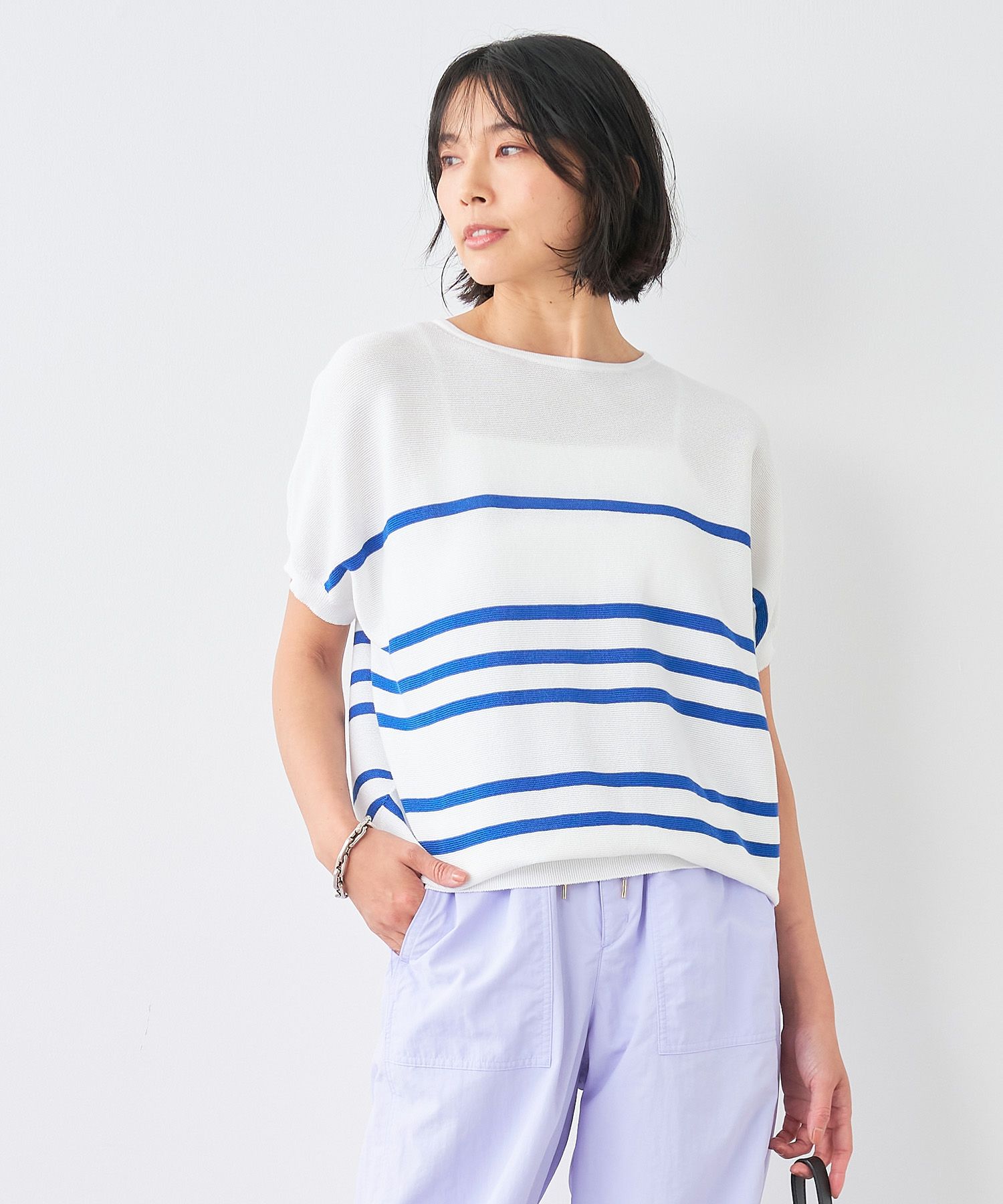 50%off]ワイドニッティングプルオーバー/0124208085 | MICA&DEAL 