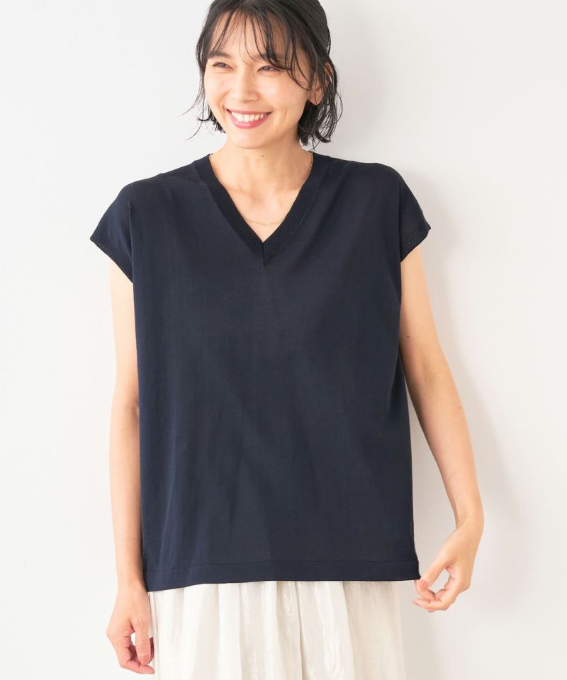 Vネックストレートプルオーバー/0124208086 | MICA&DEAL ONLINE STORE