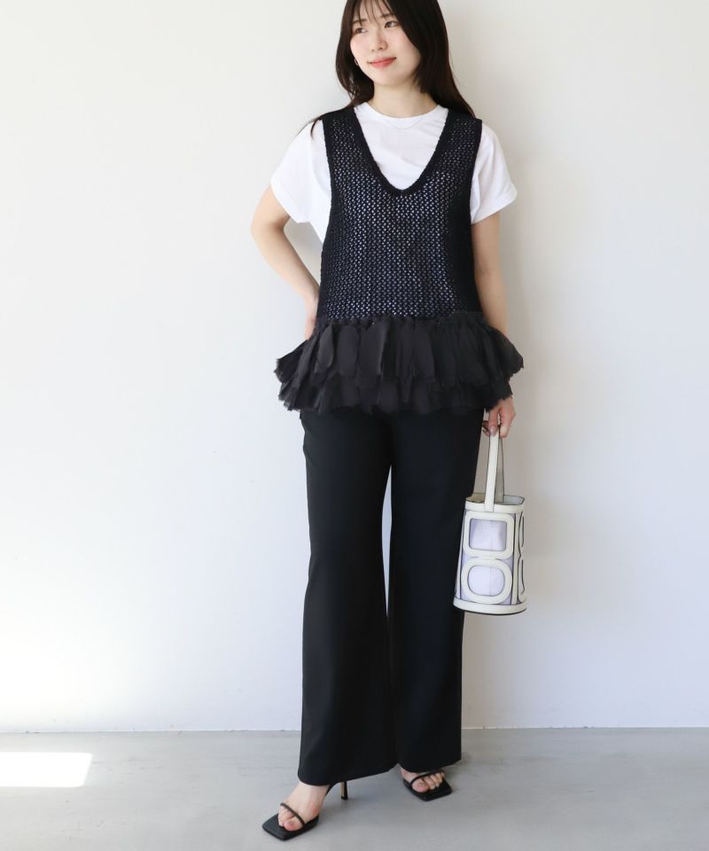 【ADAWAS】フリンジメッシュベスト-FRINGE MESH VEST/0324108005